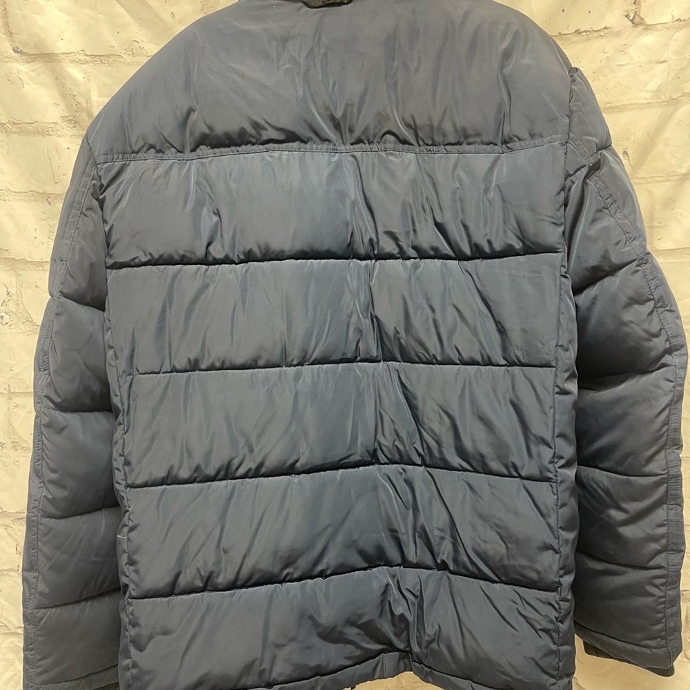 Men’s Calvin Klein Double Zipper Puffer Coat - Picture 6 of 9